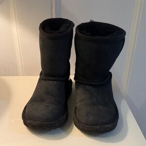 Unisex Black Kids Ugg  Boots